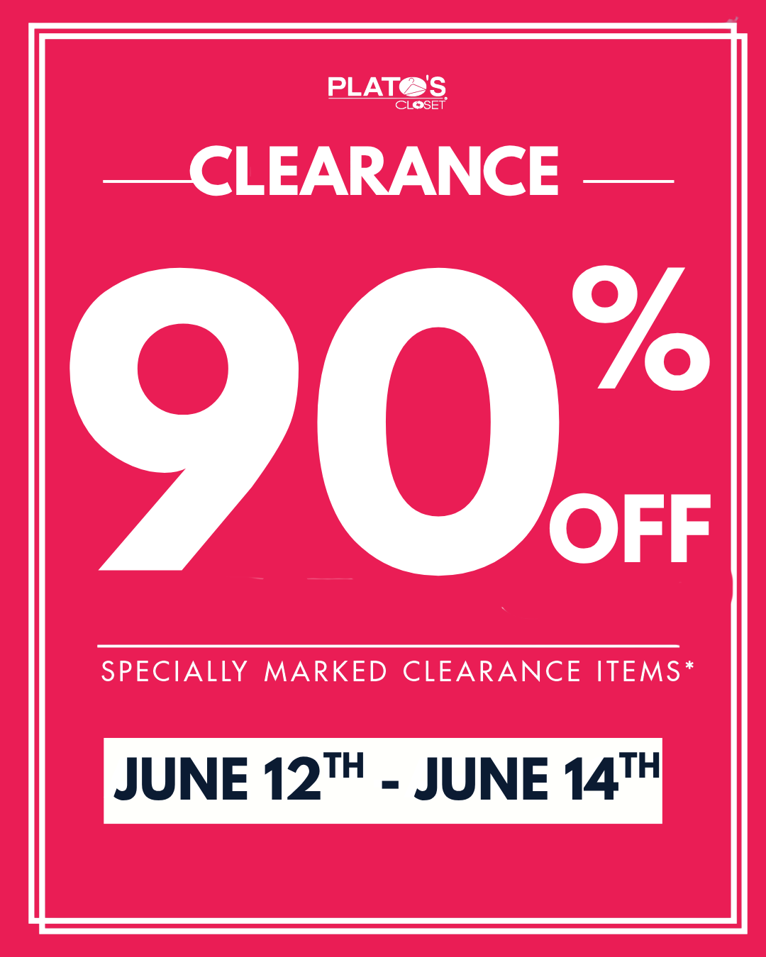 90% OFF Clearance